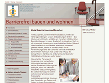 Tablet Screenshot of bgv-barrierefrei.de